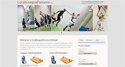 Desktop Screenshot of localleaguefixtures.com